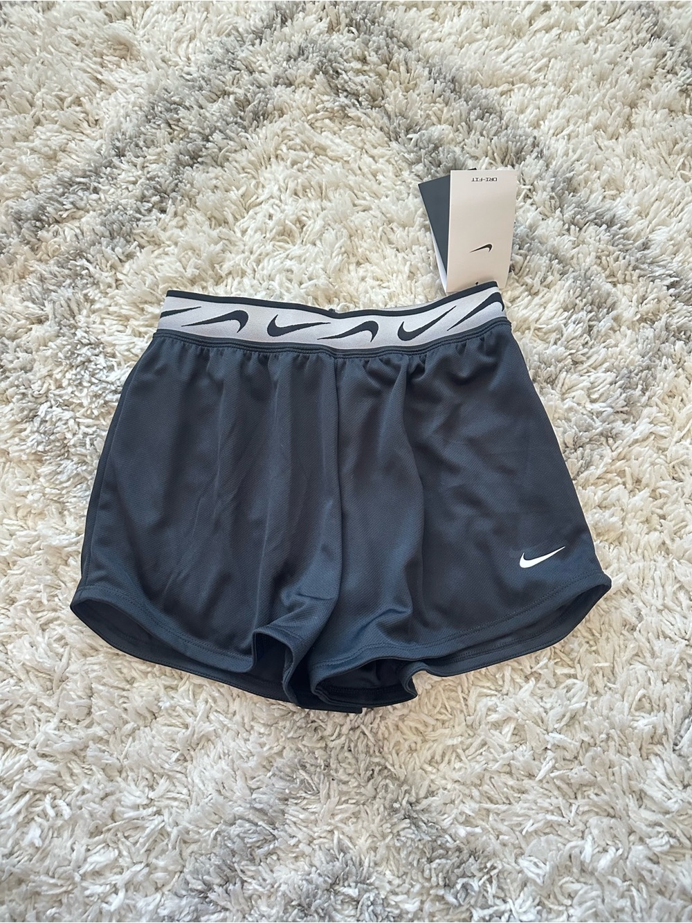 Nike kids Girls' 7-16 Dash Dri-FIT Running Shorts